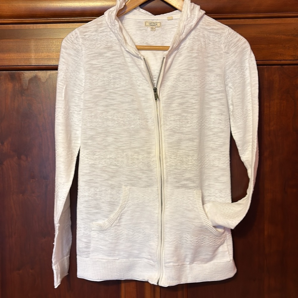 Fat Face white zip up